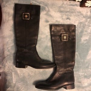 Authentic Tory Burch leather boot